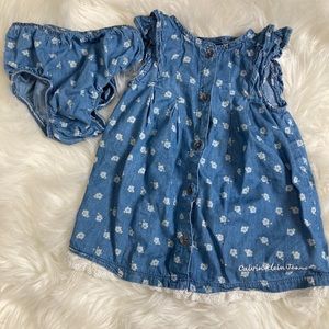 Calvin Klein Denim Dress for Baby